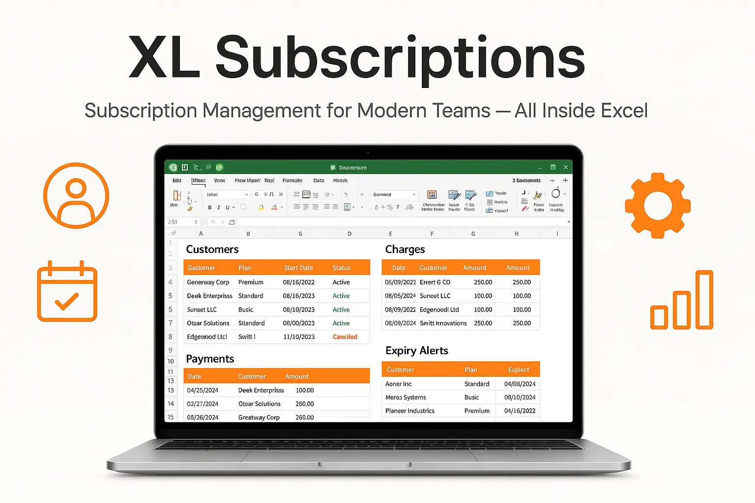 XL Subscriptions: Subscription Management in Excel