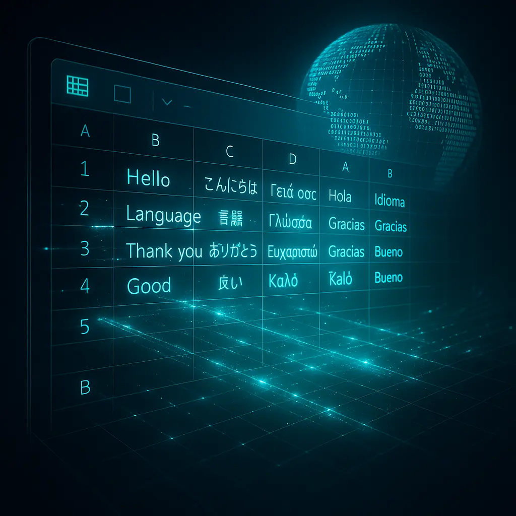 XL Translate: real-time multi-language translation in Excel